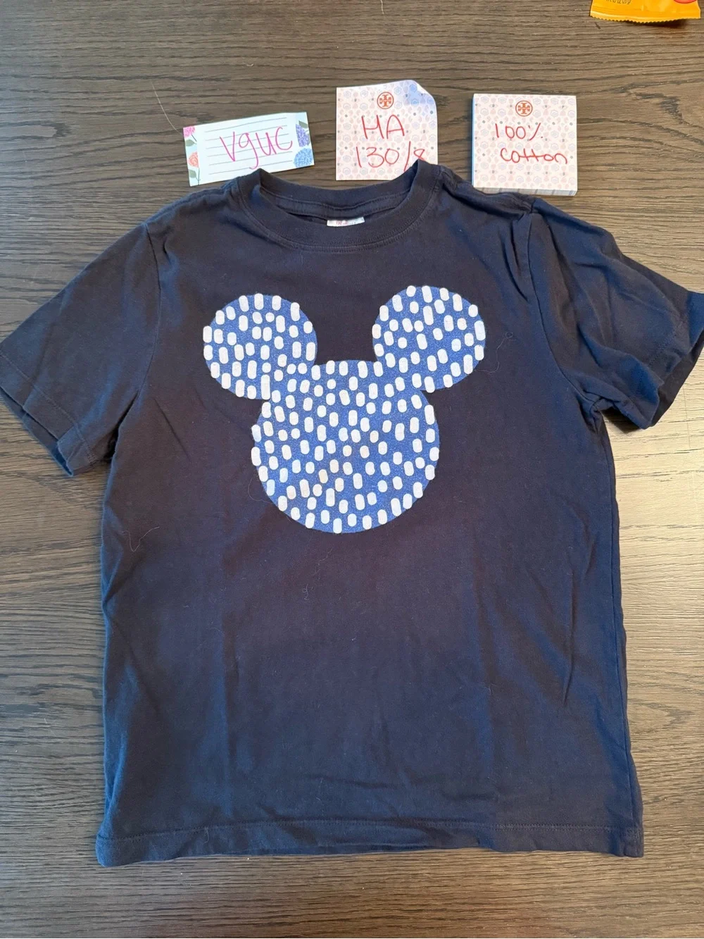 Hanna andersson 130 cm Navy Blue Graphic Tee mickey mouse
